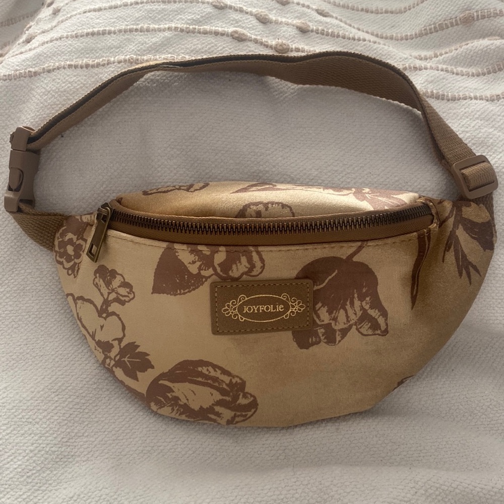 Joyfolie Floral Mini Bag in Brown and Tan